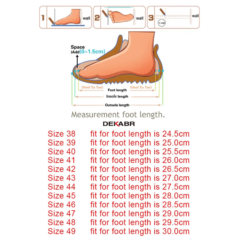 DEKABR Size 49 Men Casual Shoes Fashion Men Shoes Genuine Leather Men Loafers Moccasins Slip On Men's Flats Male Driving Shoes