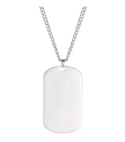 Custom Military Dog Tag - Personalized Soldier Chain