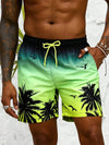 Vintage Plant 3D Boardshorts - Hawaiian Palm Print