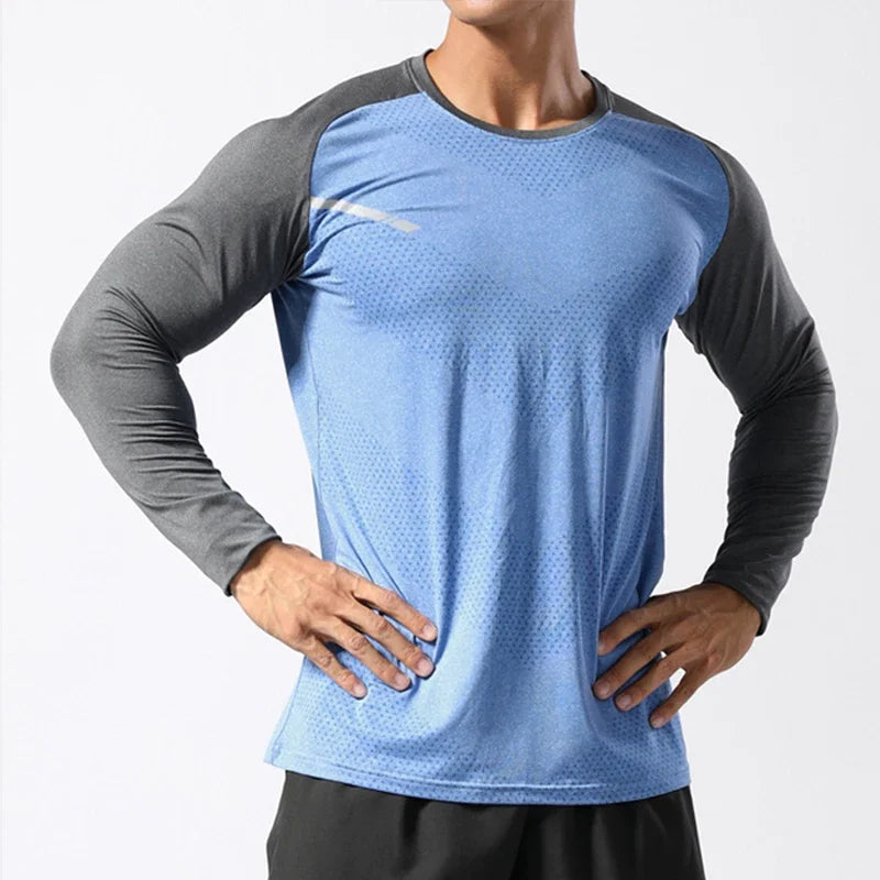 Quick-Dry Fitness Shirt - Long Sleeve Gym Top