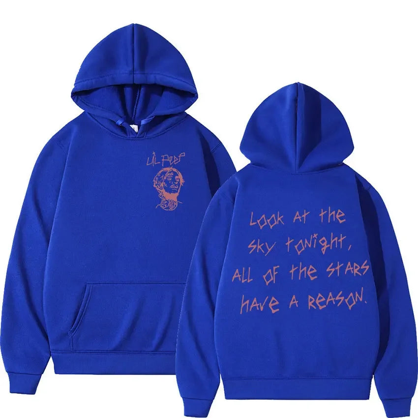 Lil Peep Tour Concert Hoodie - Gothic Streetwear Pullover Sweatshirt