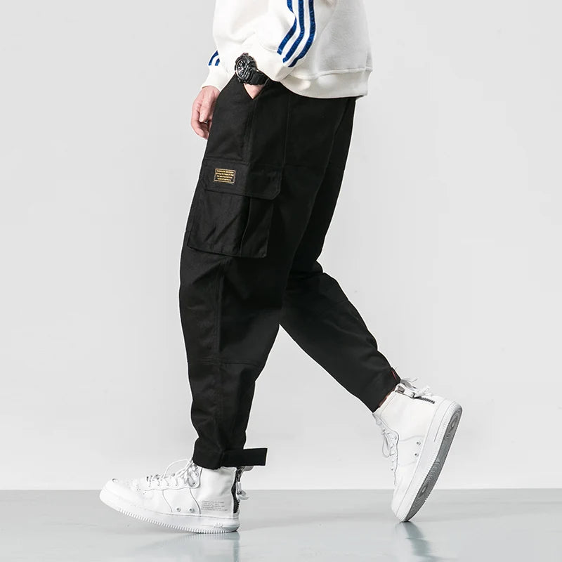 Multi-Pocket Cargo Pants - Street Punk Joggers