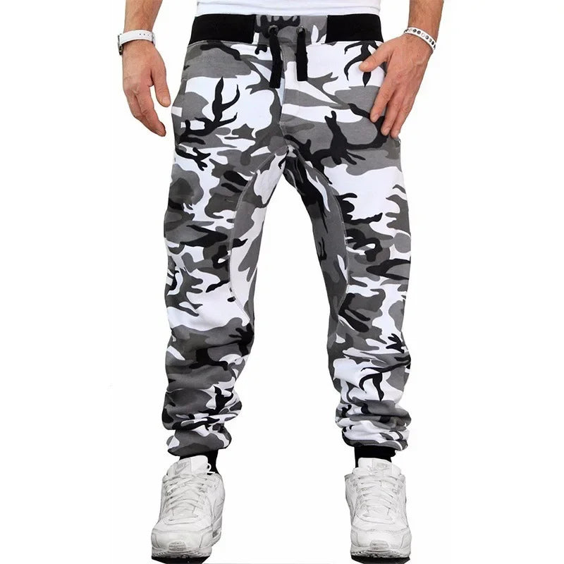 Camouflage Cargo Joggers - Loose Fit Harem