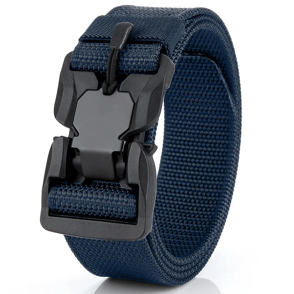 Tactical Quick Release Belt - Magnetic Buckle Nylon Sports Belt