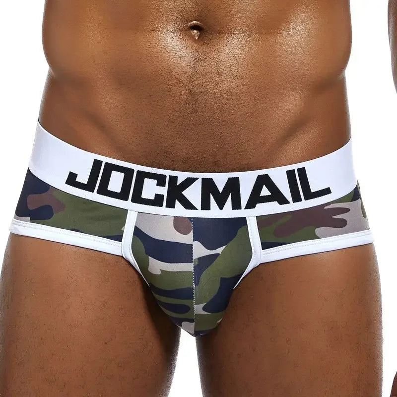JOCKMAIL Camo U-Convex Briefs - Anatomical Support