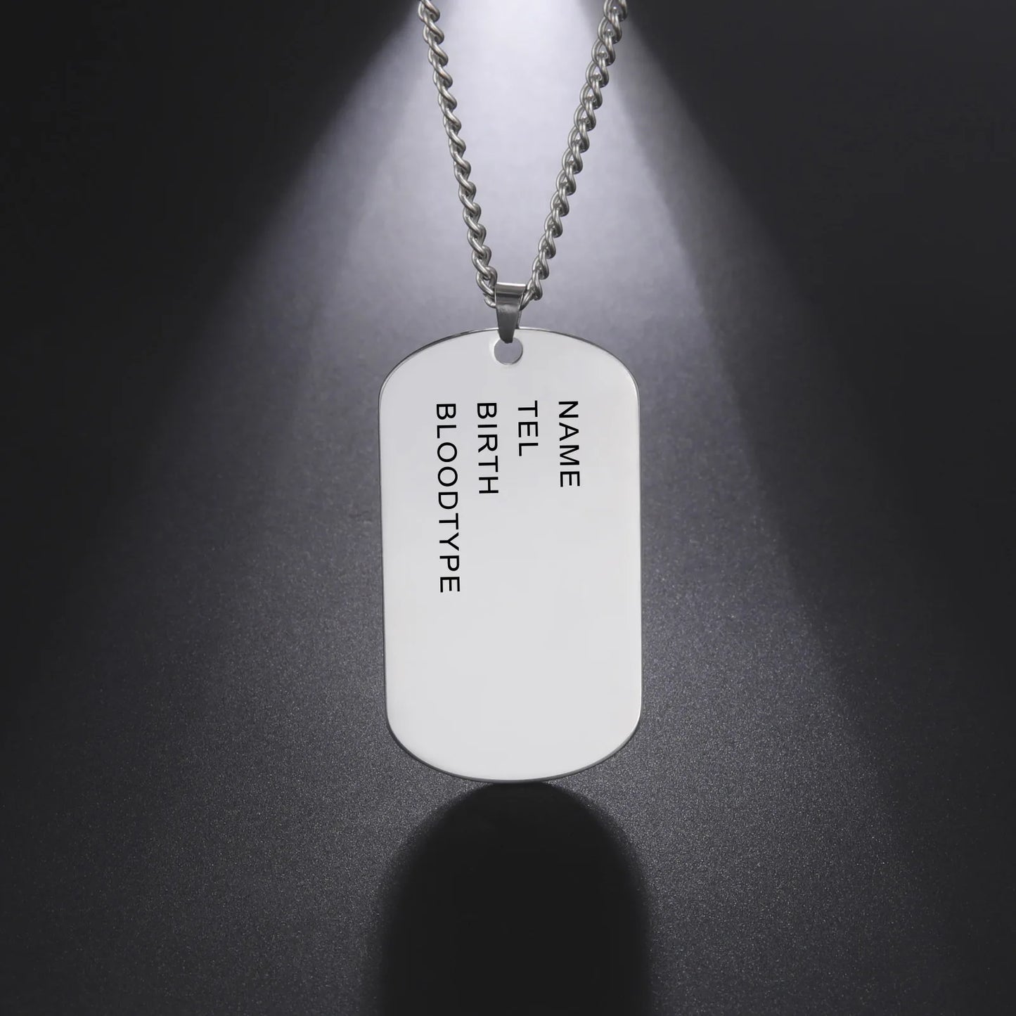 Custom Military Dog Tag - Personalized Soldier Chain