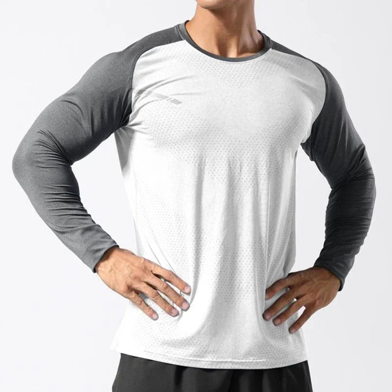 Quick-Dry Fitness Shirt - Long Sleeve Gym Top
