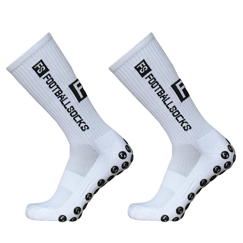 Anti-Slip Soccer Socks - Football Grip Technology