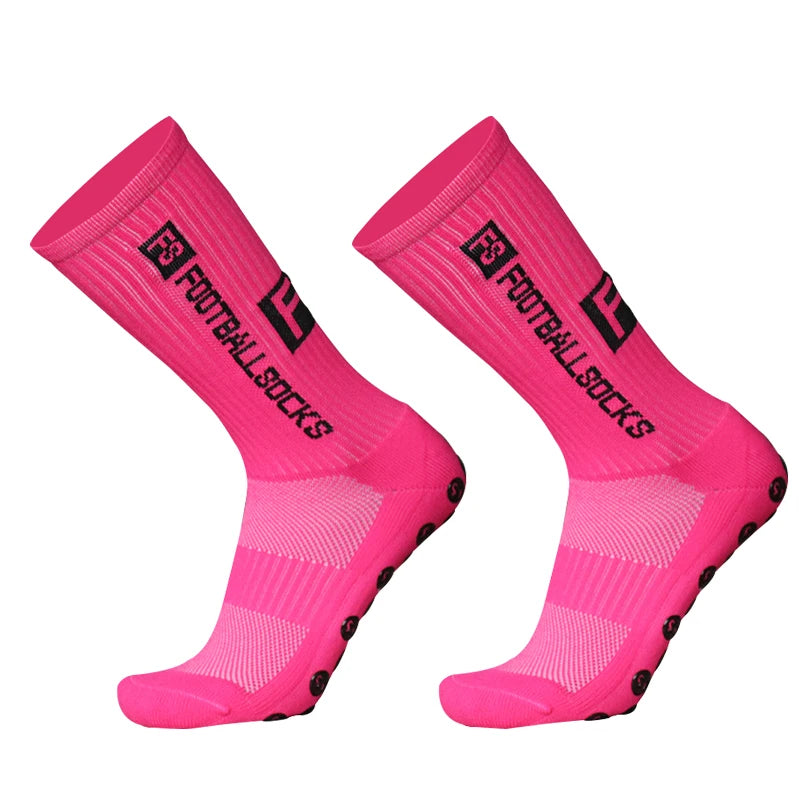 Anti-Slip Soccer Socks - Football Grip Technology
