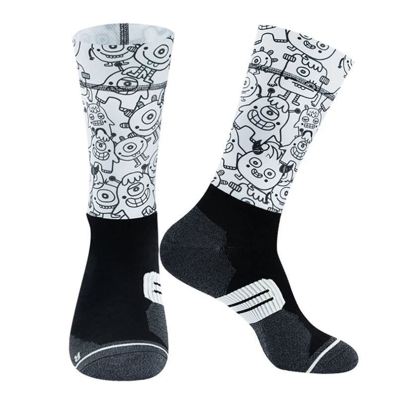 Compression Cycling Socks - Anti-Slip Racing