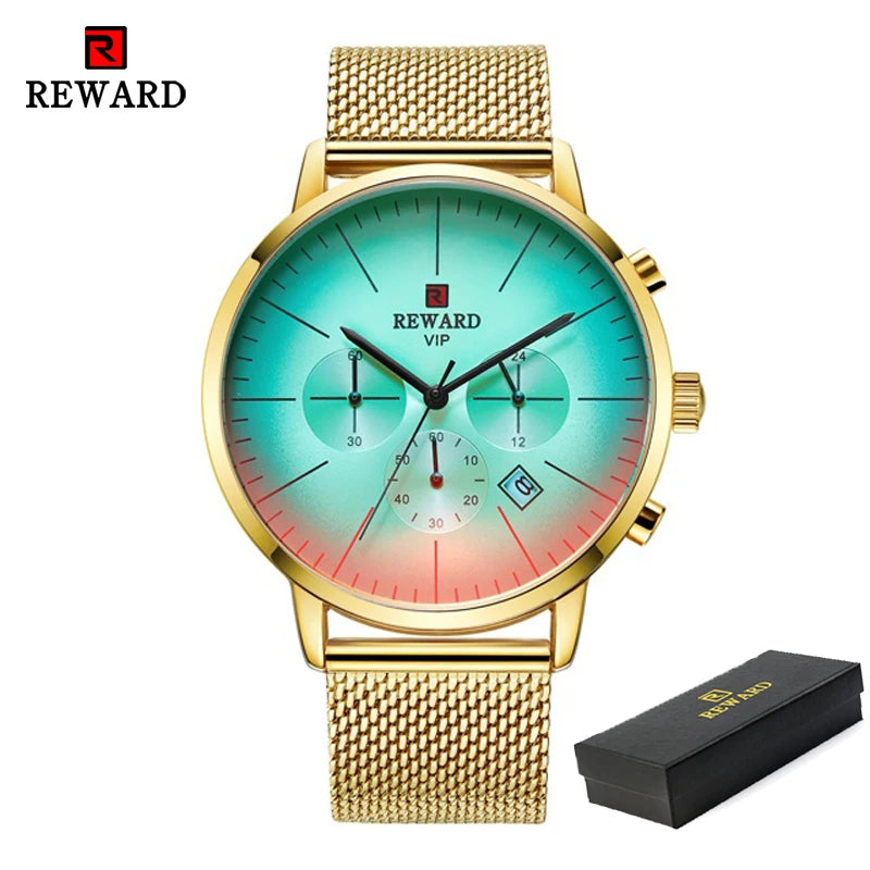 2025 Bright Glass Watch - Chronograph Luxury