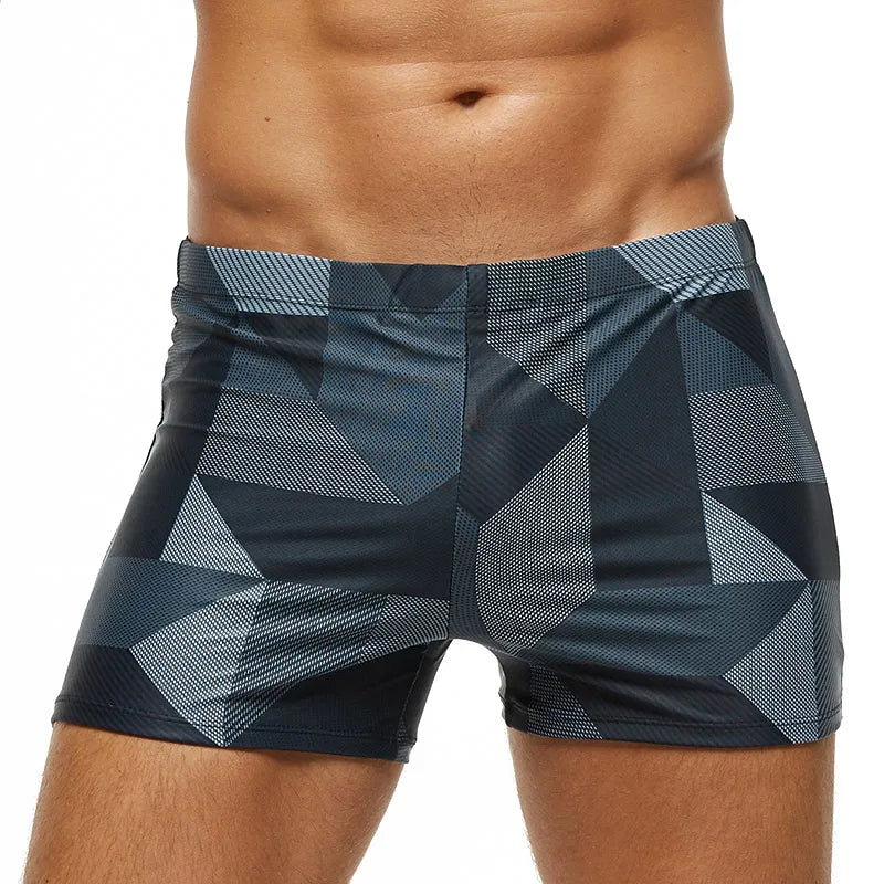 Fashion Swim Trunks - Padded Beach Boxer Shorts