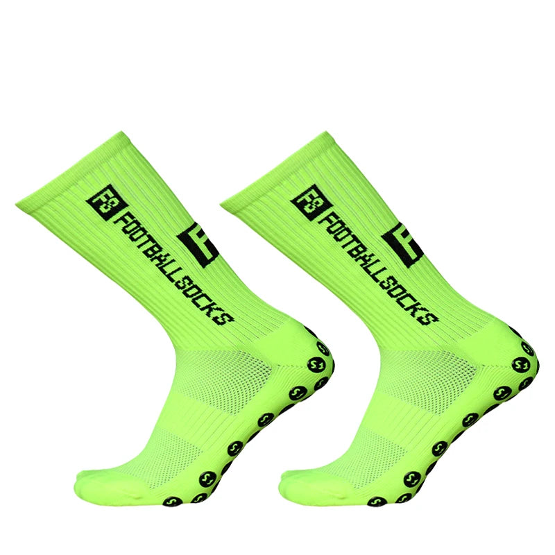 Anti-Slip Soccer Socks - Football Grip Technology