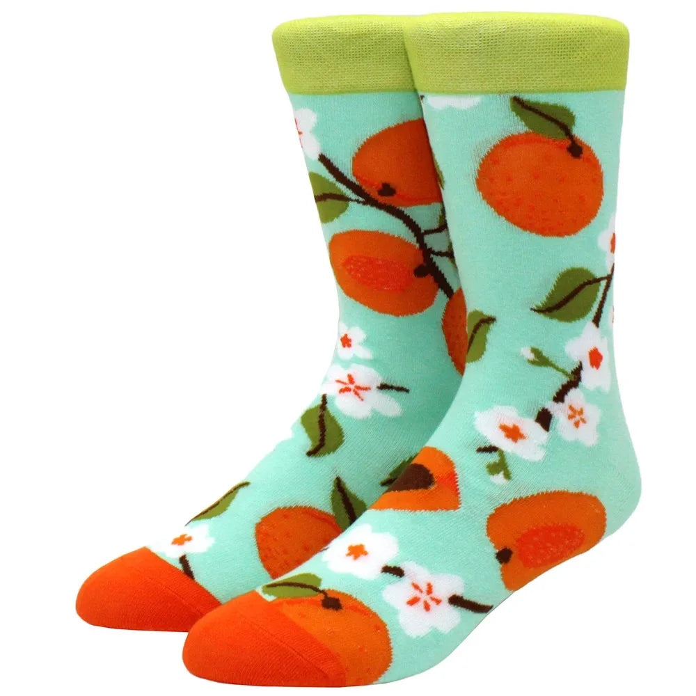 Mismatched Novelty Socks - Animal Fruit Design
