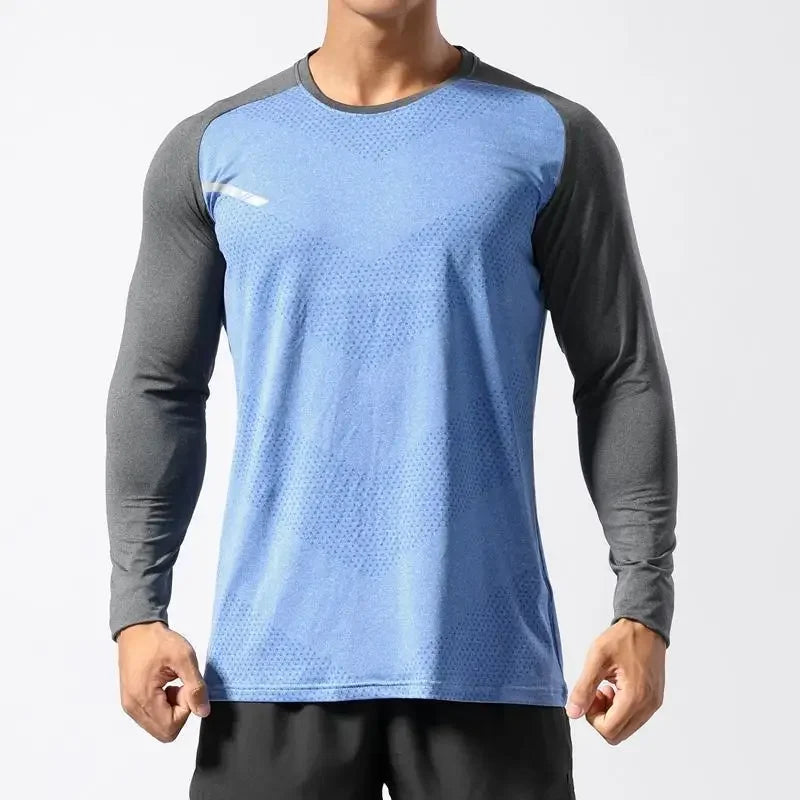 Quick-Dry Fitness Shirt - Long Sleeve Gym Top
