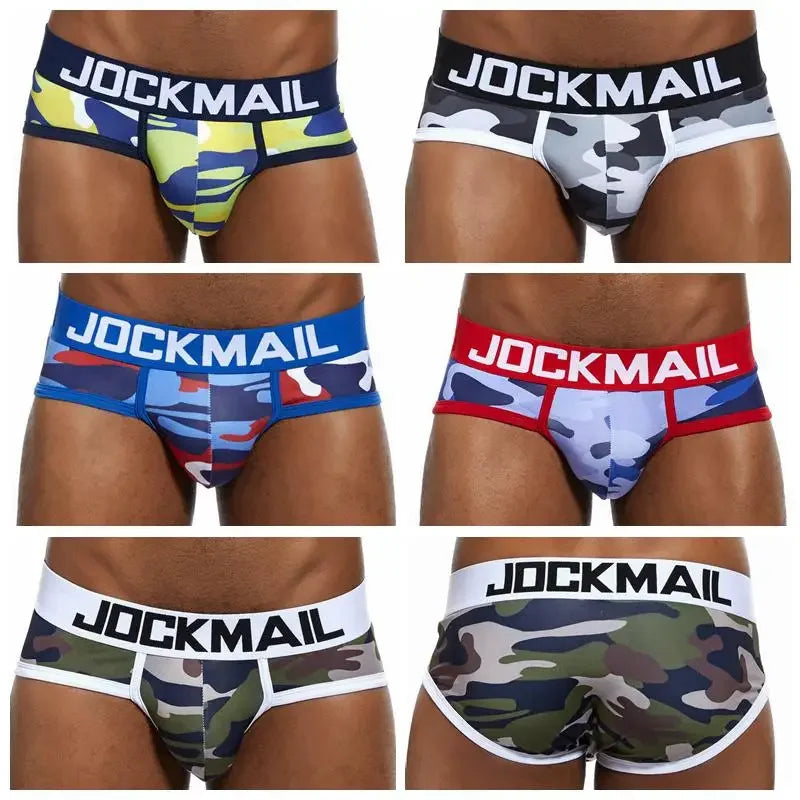 JOCKMAIL Camo U-Convex Briefs - Anatomical Support
