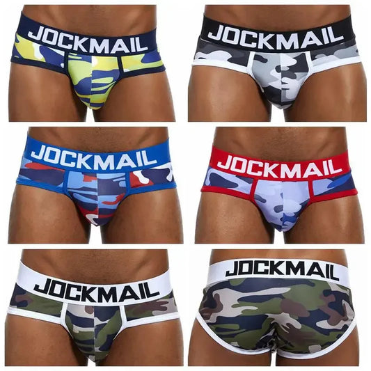 JOCKMAIL Camo U-Convex Briefs - Anatomical Support