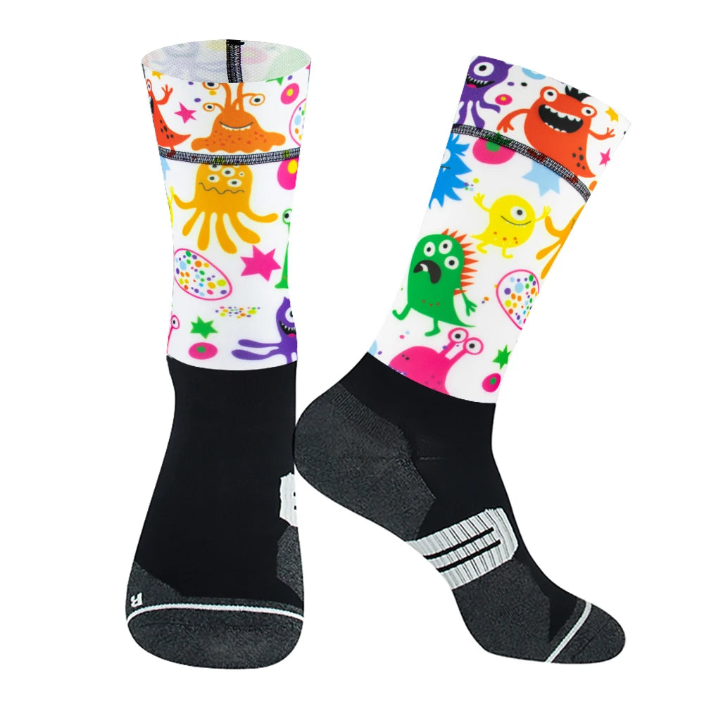 Compression Cycling Socks - Anti-Slip Racing