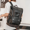 Men's Luxury Leather Backpack - Large Capacity Business & Travel Bag