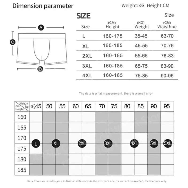Graphene Ice Silk Boxers - 4-Pack Cooling Underwear