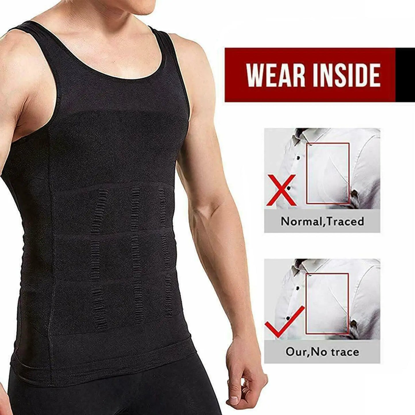 Men's Compression Body Shaper - Slimming Shirt