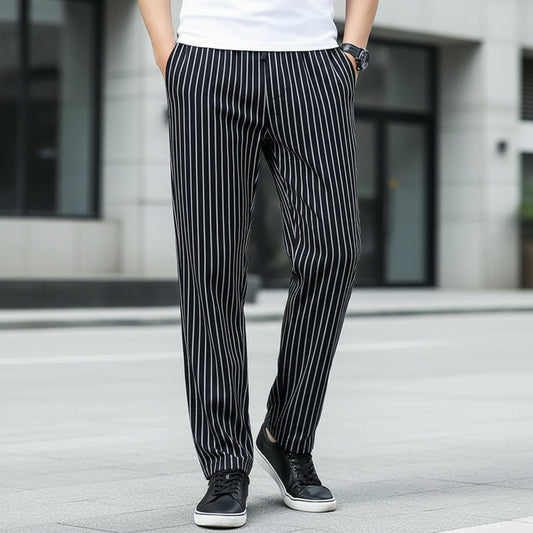 Men's Pure Cotton Plaid Sleep Pants - Lightweight Casual Lounge Trousers