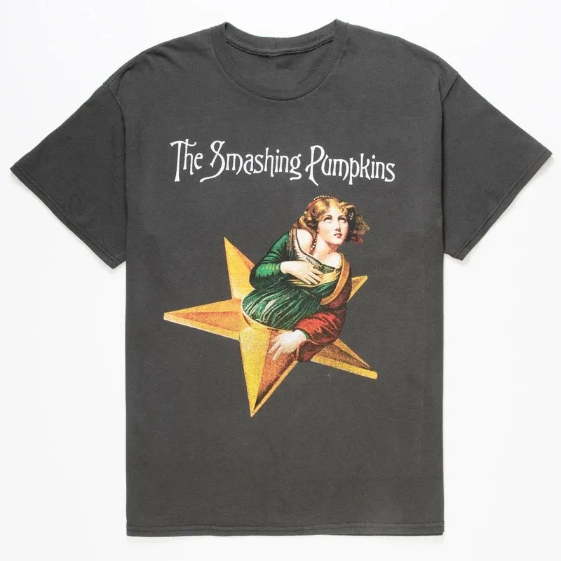 Smashing Pumpkins Band Tee - Oversized Y2K Rock Merch