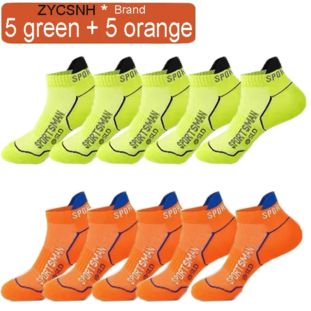 Breathable Ankle Socks - 10-Pack Athletic Mesh