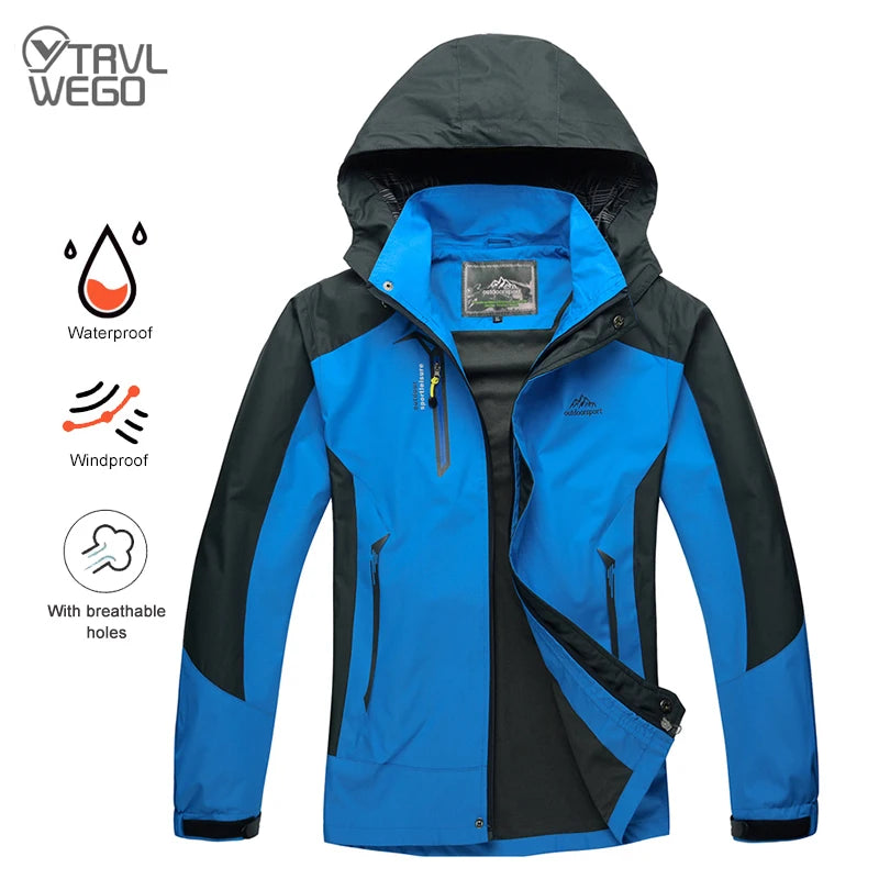 TRVLWEGO Hiking Jacket - Waterproof Windbreaker