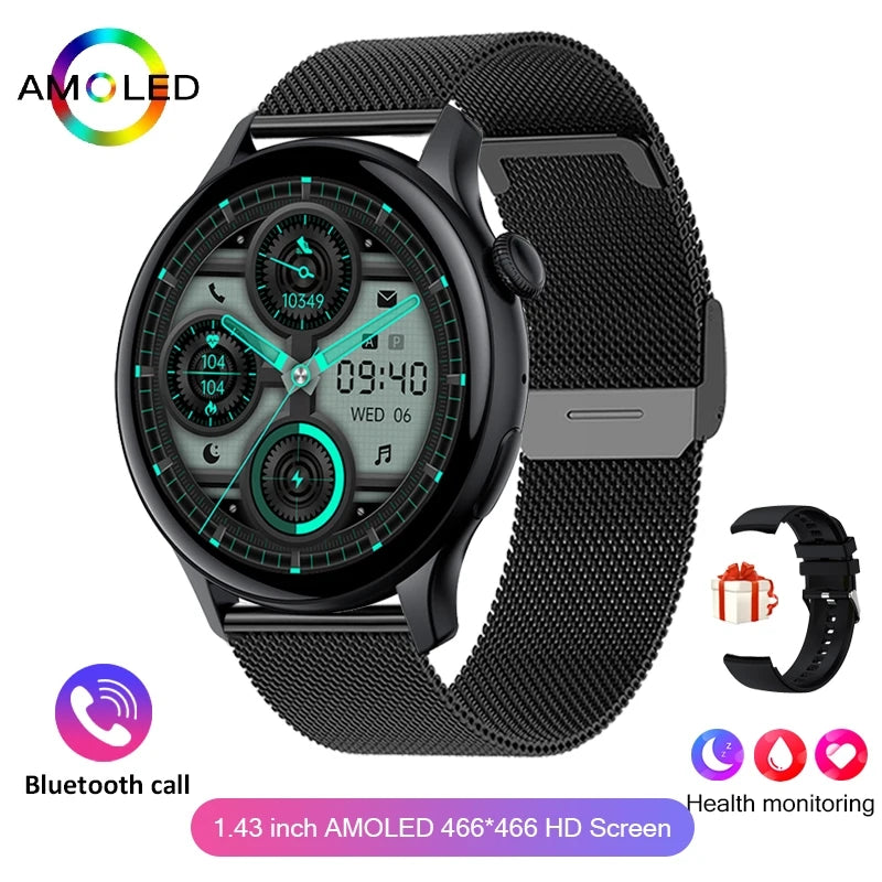 2025 NFC Smartwatch - AMOLED Always-On Display