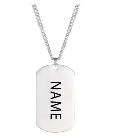 Custom Military Dog Tag - Personalized Soldier Chain