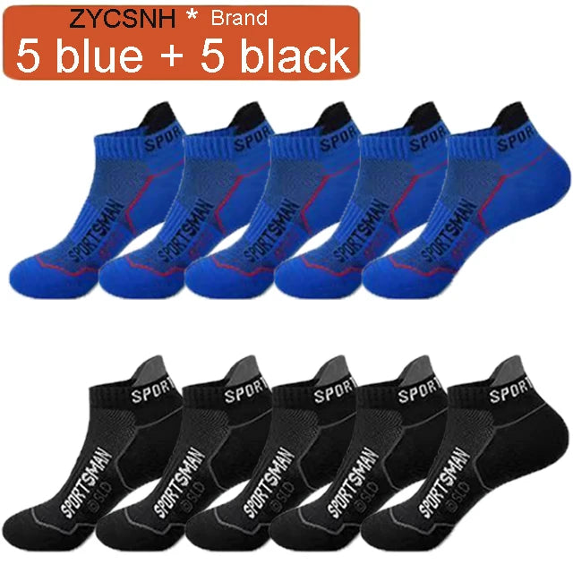 Breathable Ankle Socks - 10-Pack Athletic Mesh