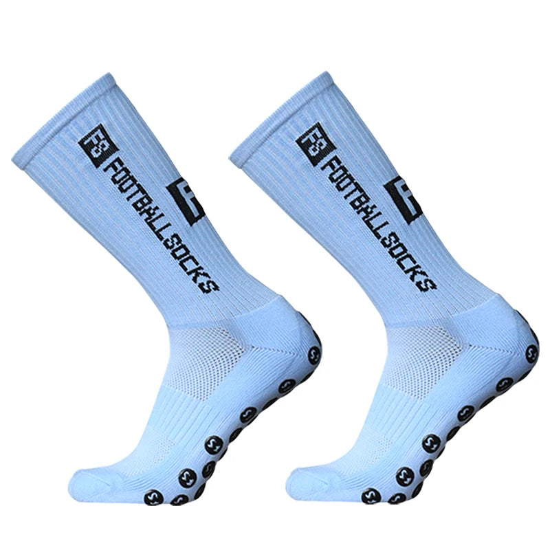 Anti-Slip Soccer Socks - Football Grip Technology