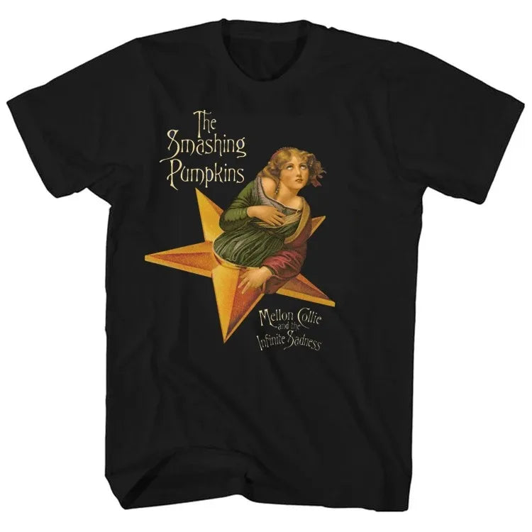 Smashing Pumpkins Band Tee - Oversized Y2K Rock Merch
