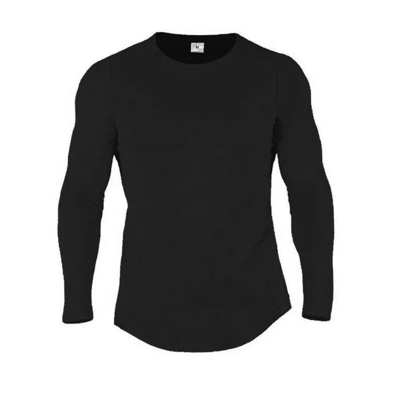 Cotton Fitness Shirt - Long Sleeve Slim Fit