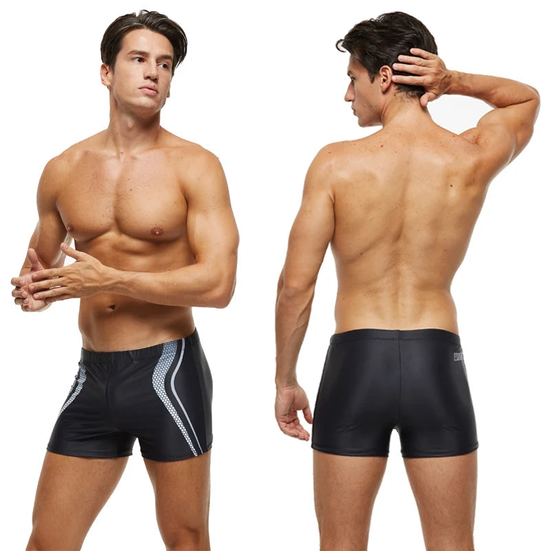 ESCATCH Padded Swim Trunks - Quick-Dry Swimsuit