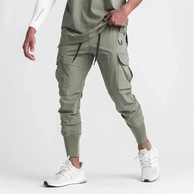 Quick-Dry Cargo Pants - Summer Training Joggers