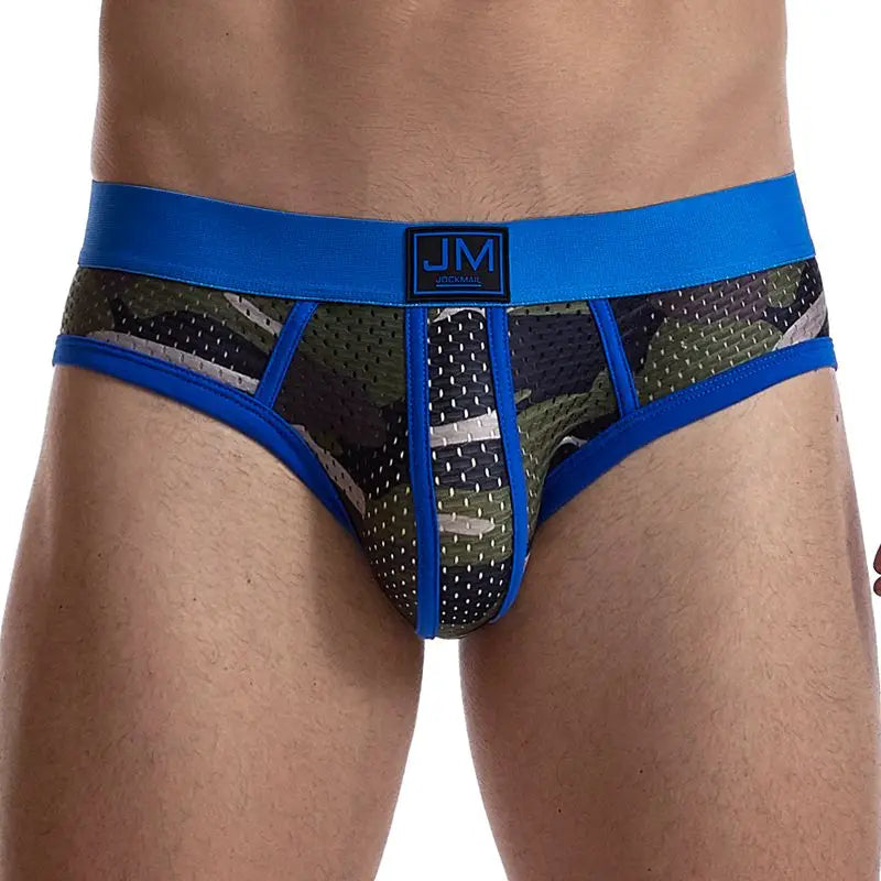 Low-Rise Mesh Camo Briefs - Performance Underwear