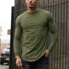 Cotton Fitness Shirt - Long Sleeve Slim Fit