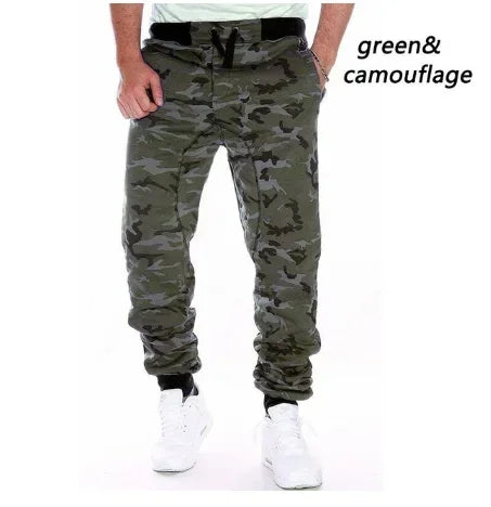 Camouflage Cargo Joggers - Loose Fit Harem
