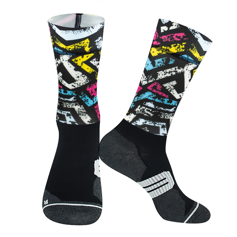 Compression Cycling Socks - Anti-Slip Racing