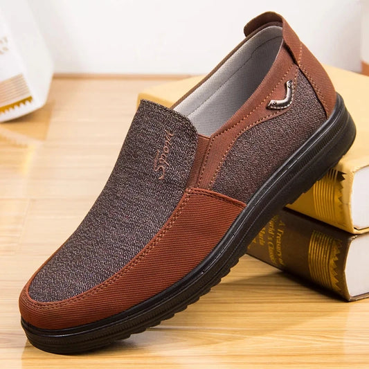 Men's Canvas Loafers - Breathable Summer Casual Sneakers