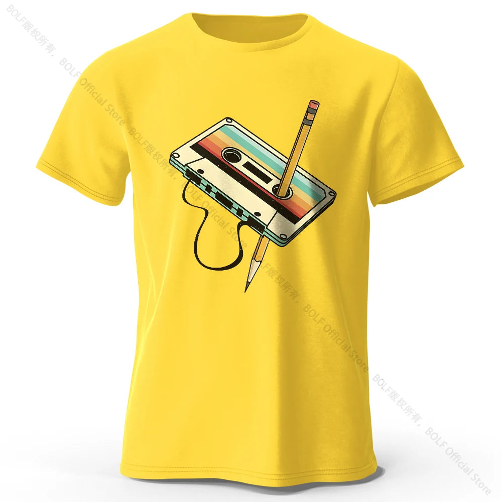 100% Cotton Printed Tee - Soft Breathable Essential