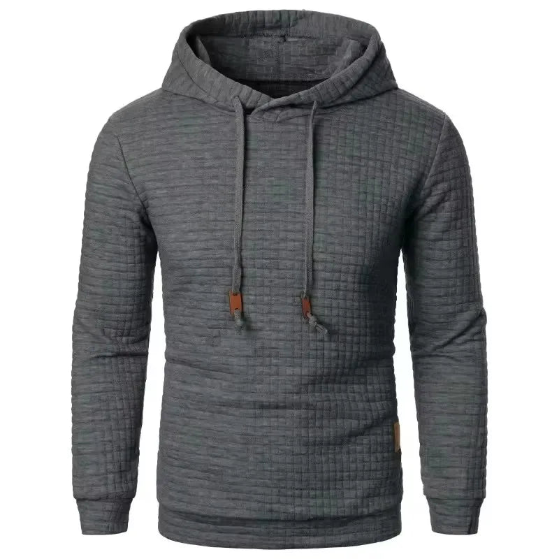 Warm Solid Color Hoodie - Oversize Zipper Sweatshirt