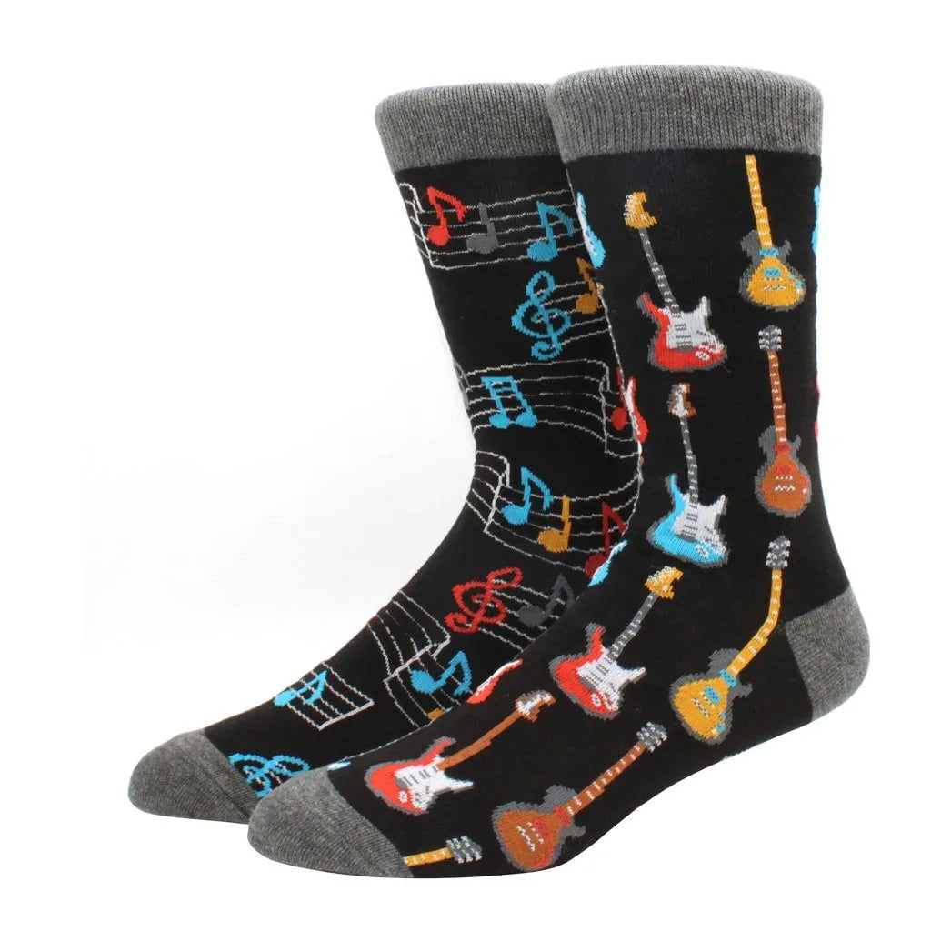 Mismatched Novelty Socks - Animal Fruit Design