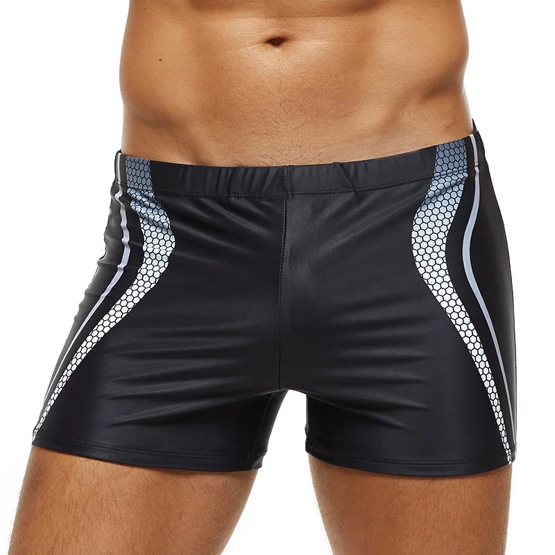 Fashion Swim Trunks - Padded Beach Boxer Shorts