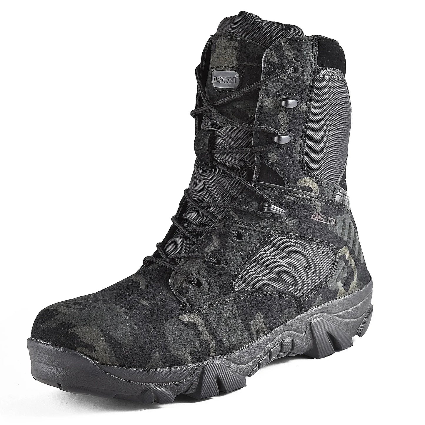 Men's Tactical Combat Boots - Winter Leather Military Ankle Boots
