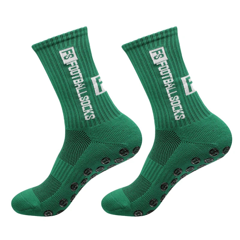 Anti-Slip Soccer Socks - Football Grip Technology