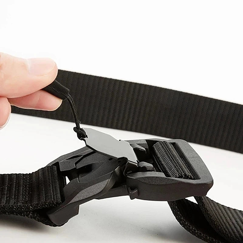 Tactical Quick Release Belt - Magnetic Buckle Nylon Sports Belt