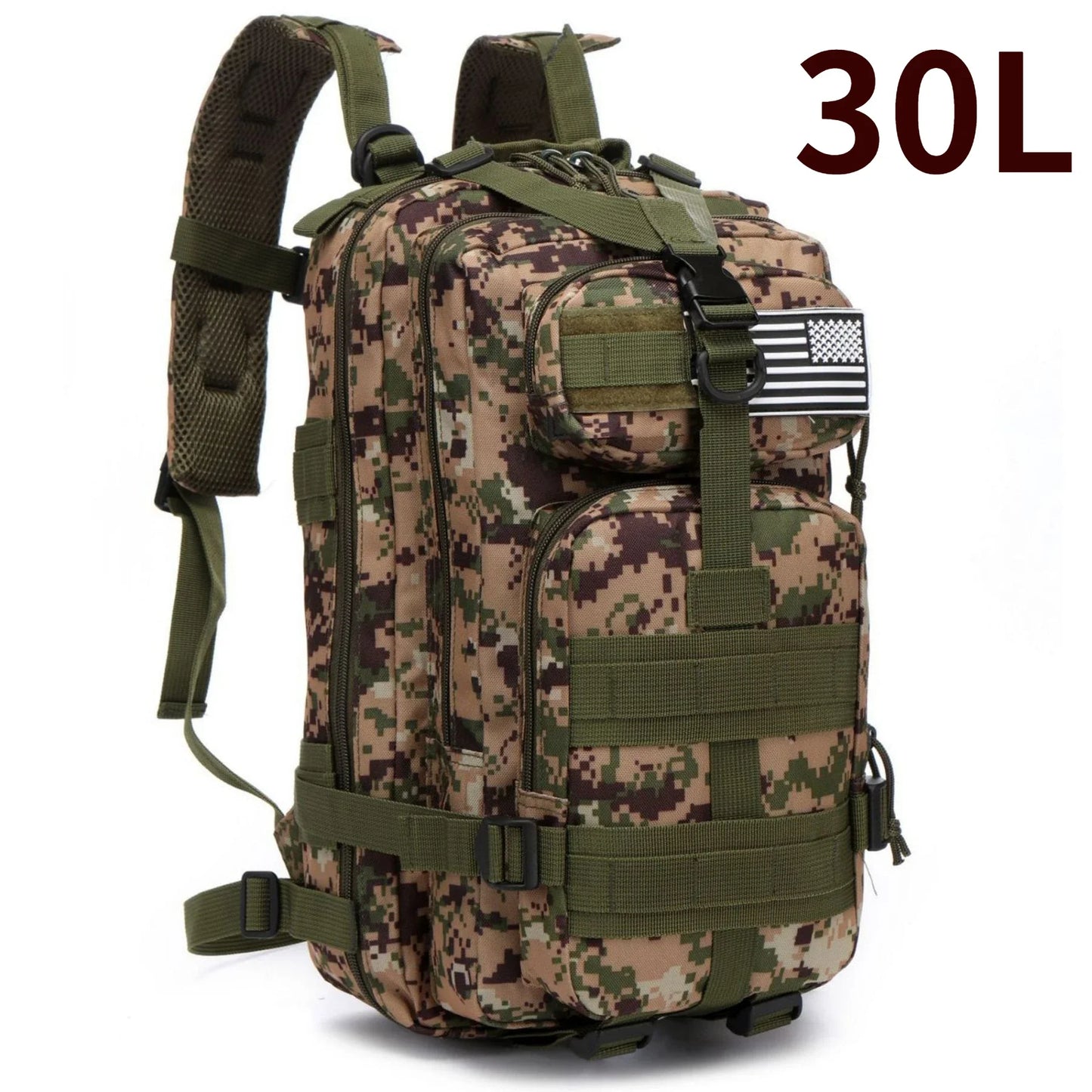 30L/50L Waterproof Tactical Backpack - Outdoor Hiking & Camping Rucksack